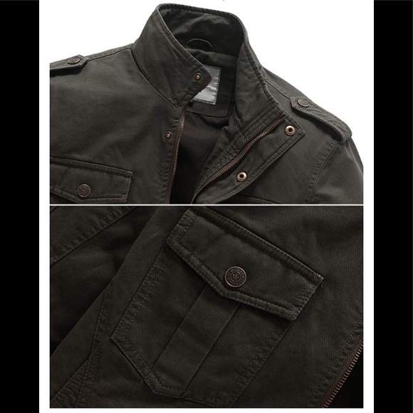 NWT 🥳HP12/2🥳Wenven Men's Military Style Jacket!! - Picture 4 of 8